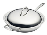 Tramontina Gourmet 12" Tri-Ply Clad Stainless Steel Wok Fry Pan