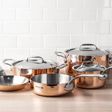 De Buyer 11" Prima Matera Round Copper Fry Pan 6224.28 NEW