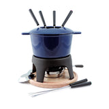 Fondue Set Blue