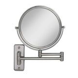 Zardro 9.25" Extending Two Sided Wall Mounted Makeup Mirror 5X/1X OVW45