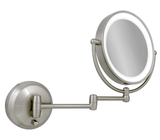 Zadro Cordless 10X/1X Magnification Dual LED Lighted Wall Mount Makeup Mirror