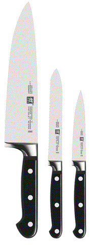 ZWILLING J.A. Henckels Professional "S" 3 PC Starter Knife Set